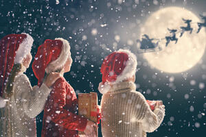 Santa Claus, bring a smile back to our town