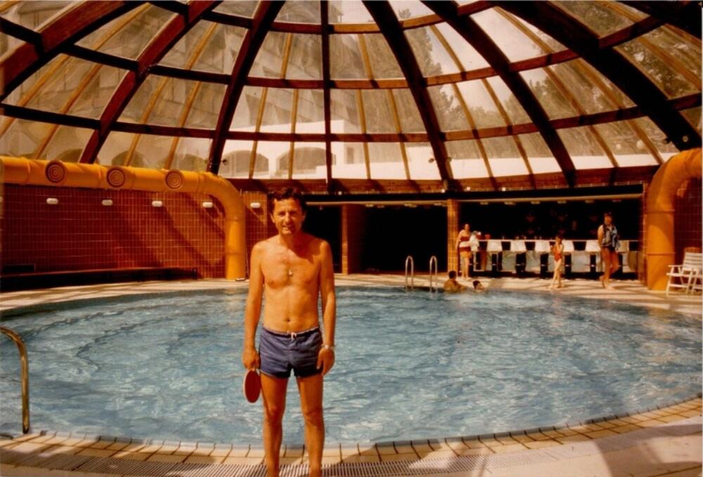 Fejzo Bušatlić na bazenu 'Galeba'