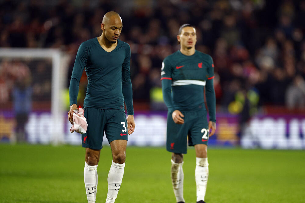 Fabinjo i Nunjes na sinoćnjem meču, Foto: Reuters
