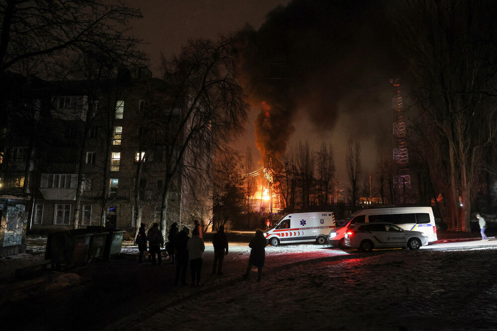 Ruski napad dronovima na Kijev, Foto: Reuters