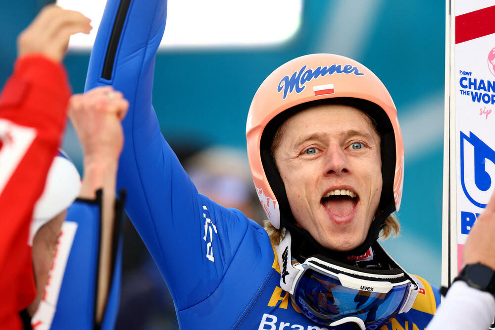 Kubacki je bio srećan pobjedom u Inzbruku, Foto: REUTERS