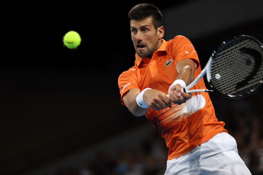 Novak Đoković na današnjem meču, Foto: Reuters