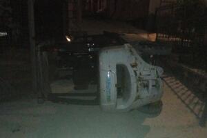 Budva: U prevrtanju viljuškara povrijeđena jedna osoba