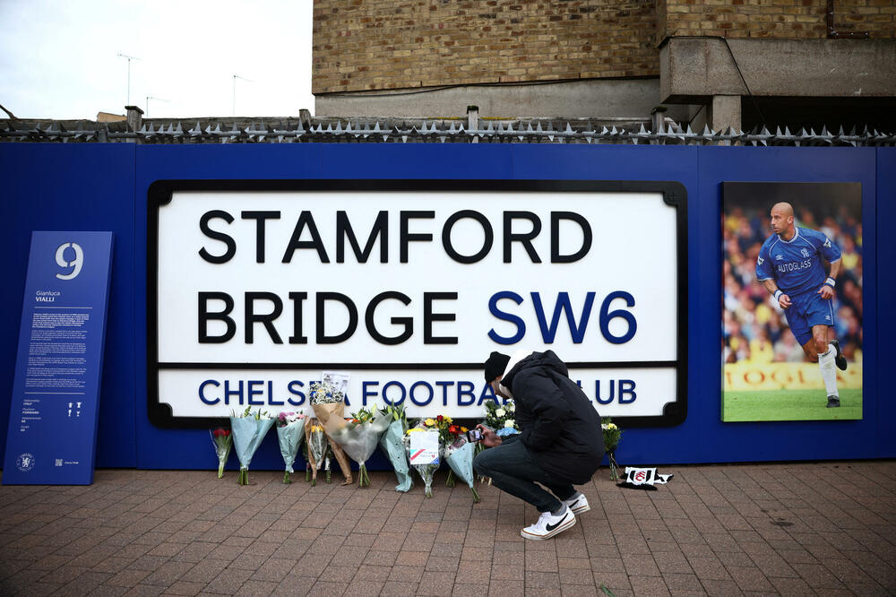 Navijači Čelsija se opraštaju od Vijalija, Foto: Reuters