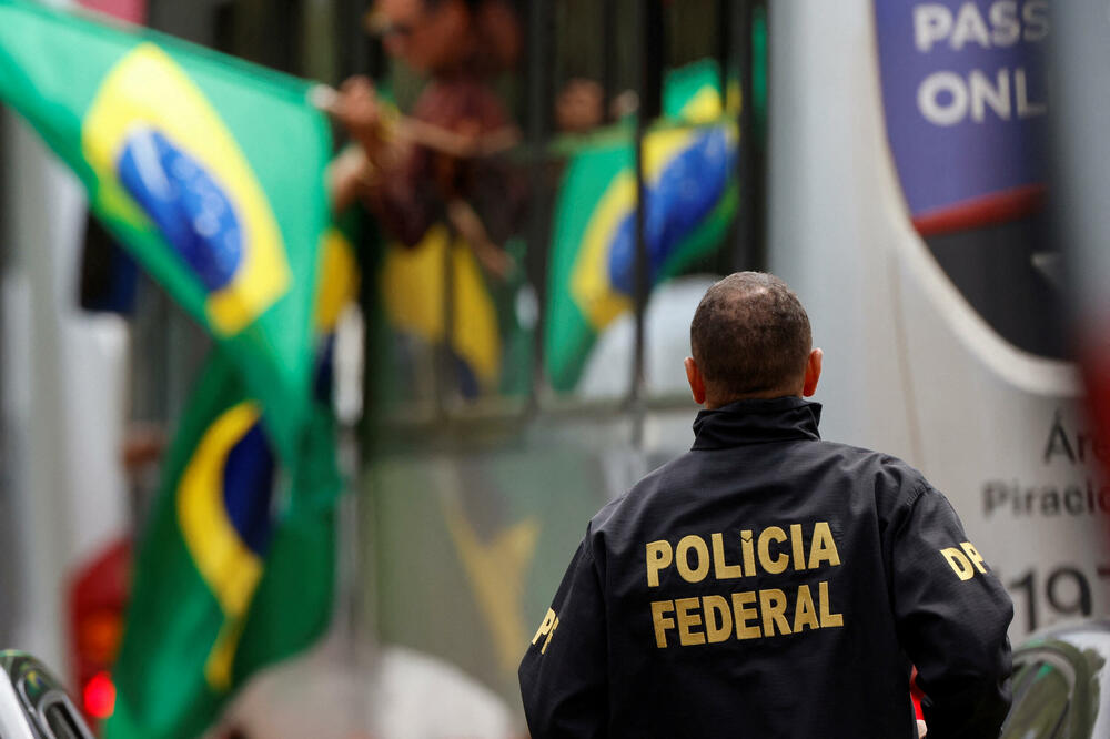 Policija je juče uklonila kampove Bolsonarovih pristalica, Foto: Rojters