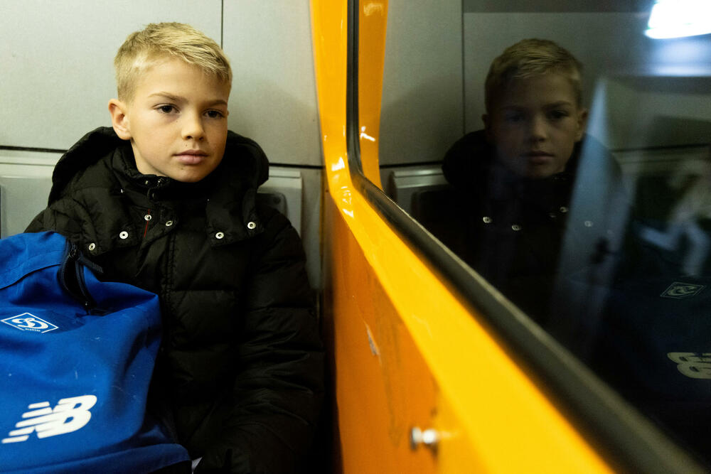 Desetogodišnji Danilo, izbjeglica iz Ukrajine, u školi u Beču 