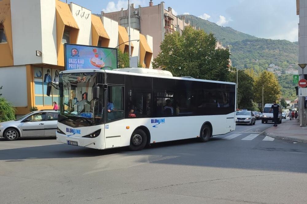 Autobus Blue Linea u Tivtu, Foto: Siniša Luković