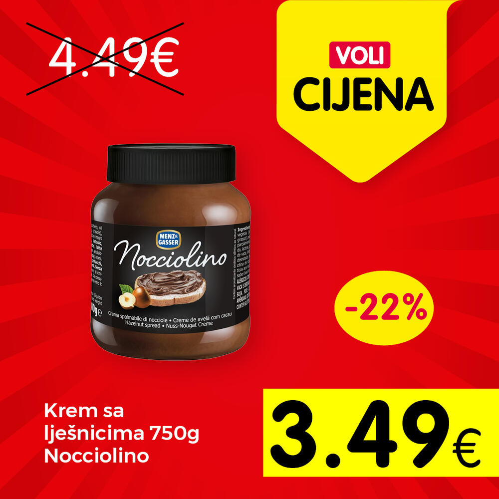 <p>Svratite do obližnjeg VOLI ili Naš diskont marketa</p>