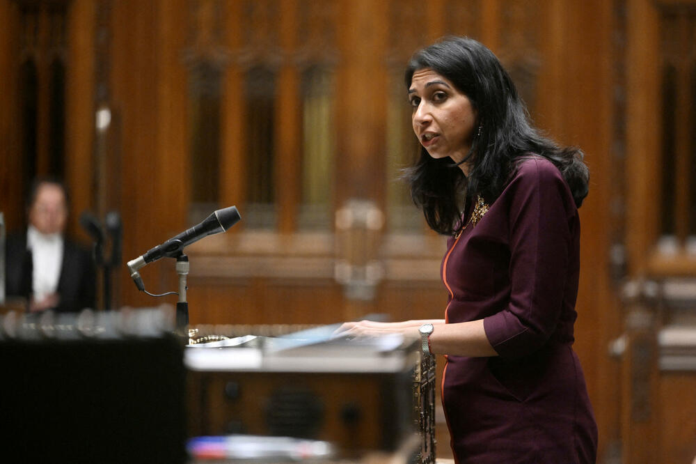 Izvještaj je predstavila ministarka za unutrašnju bezbjednost Suela Brejverman, Foto: Rojters