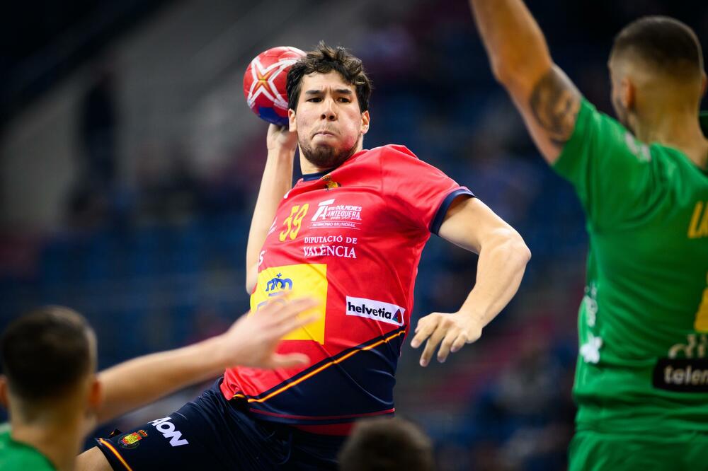 Danijel Dujšebajev na utakmici sa Crnom Gorom, Foto: IHF