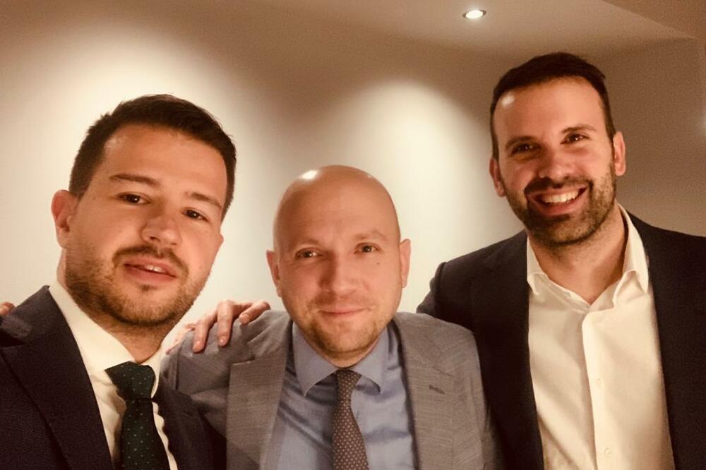 Milatović, Saracin i Spajić, Foto: Pokret Evropa sad