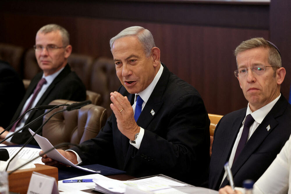 Netanjahu predsjedava sastankom vlade 15. januara, Foto: Rojters