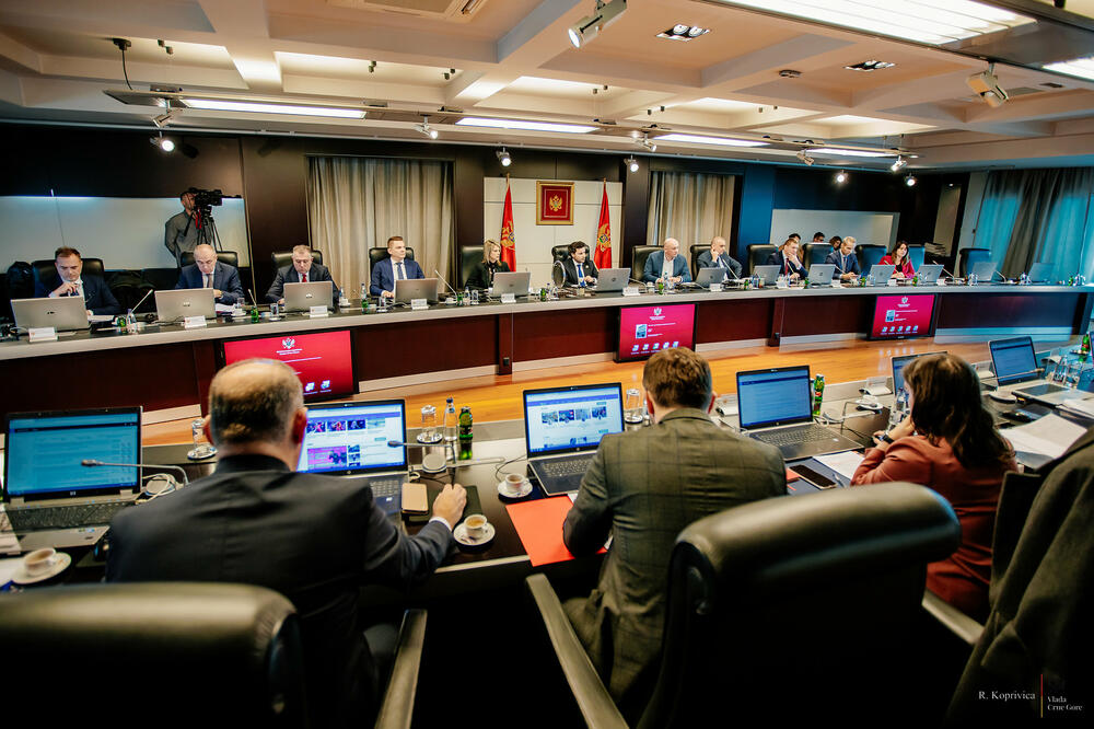 Sa sjednice Vlade, Foto: Rade Koprivica/Vlada Crne Gore