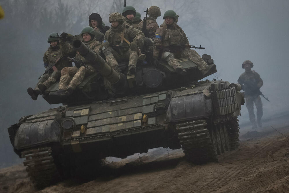 Ukrajinski vojnici tokom vježbi na granici sa Bjelorusijom, Foto: Rojters