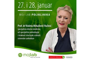 Prof. dr Violeta Mihailović Vučinić u poliklinici Moj Lab