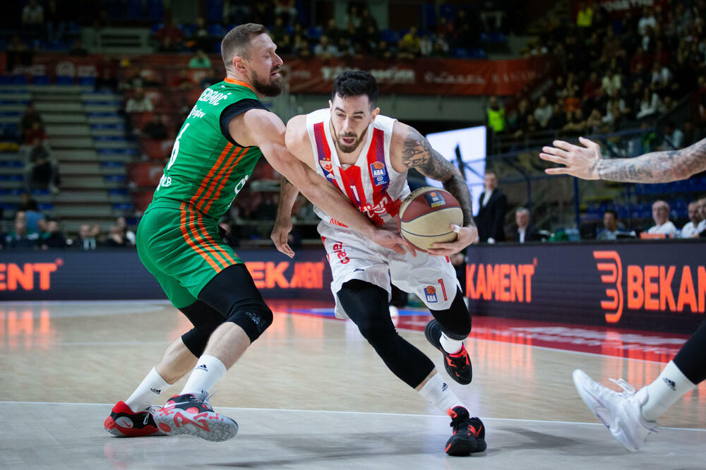 Luka Vildosa u dresu Crvene zvezde (arhiva), Foto: KK Crvena zvezda
