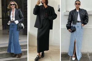 Forget about short ones: Long skirts are a hit this year