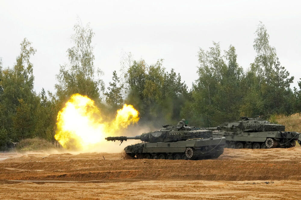 Leopard 2 tenkovi na jednoj od vježbi, Foto: Reuters