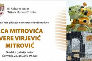 Izložba Aca i Vere Mitrović u Kotoru