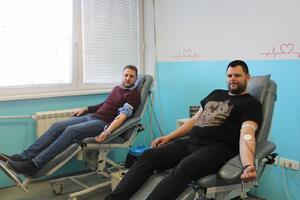 Kovačević i Vuković učestvovali u akciji dobrovoljnog davanja krvi
