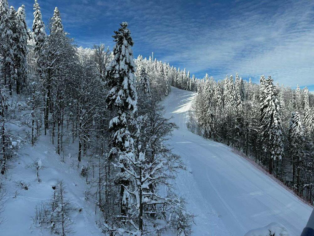 <p>Lijepo vrijeme i snijeg doveli su veliki broj posjetioca na skijaške staze</p>