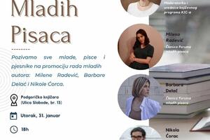 Veče mladih pisaca u Podgorici