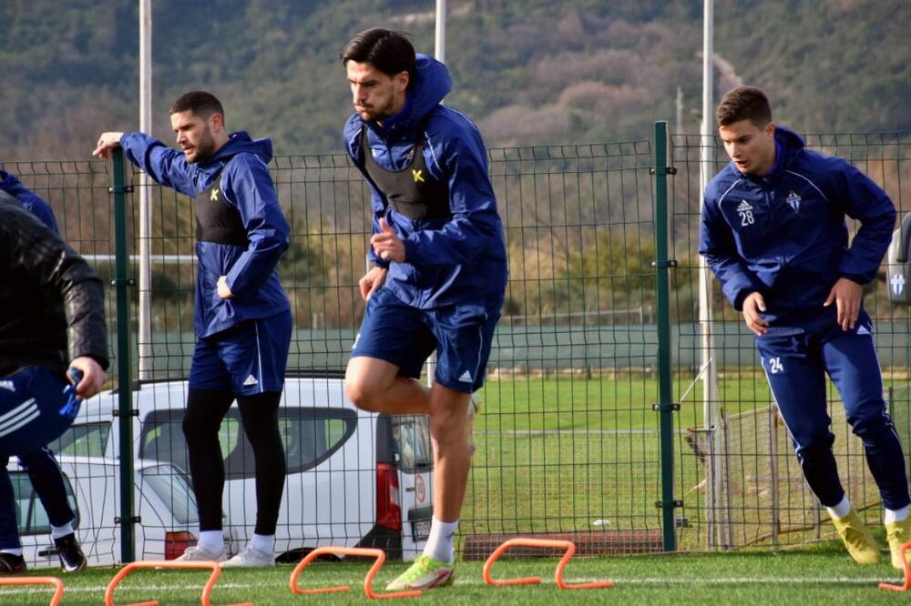 Đuričković na treningu, Foto: FK Budućnost