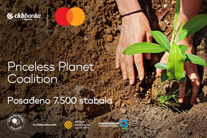 Sadnjom 7.500 stabala CKB podržala projekat „Priceless Planet“