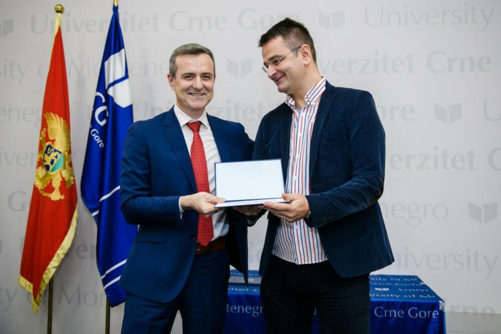 Božović i Šturanović, Foto: Univerzitet Crne Gore