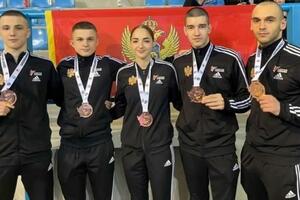 Crnogorskim karatistima pet medalja u Larnaki