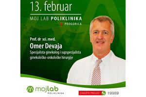 Prof. dr sci. med. Omer Devaja 13. februara u Poliklinici Moj Lab...