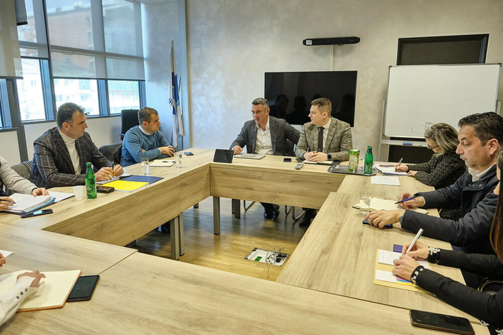 Sastanak povodom rekonstrukcije puta Bar - Kamenički most - Krute, Foto: Ministarstvo kapitalnih investicija