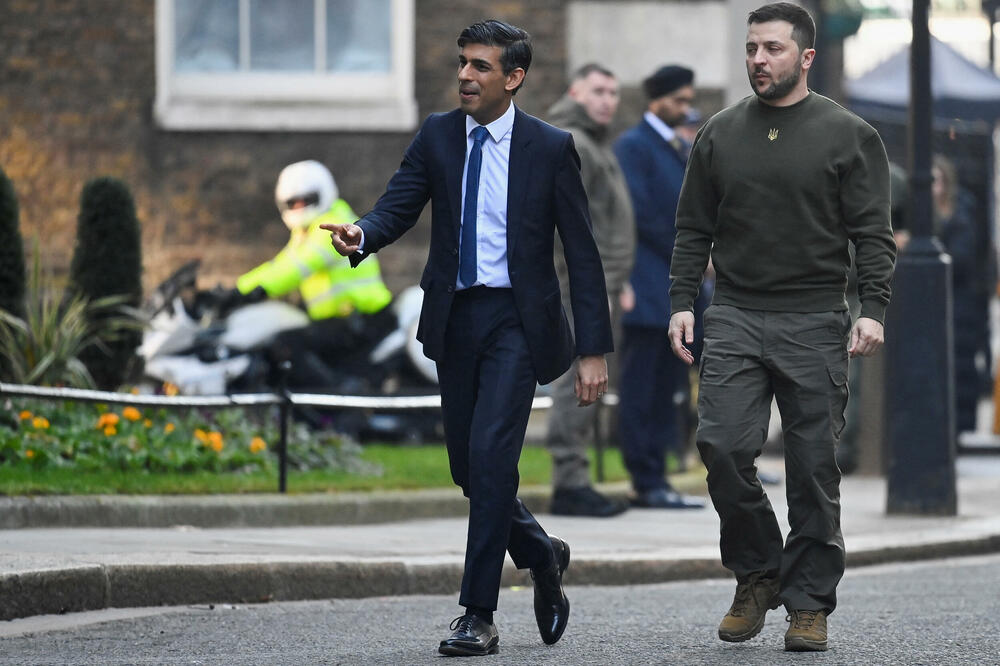 Sunak i Zelenski u Londonu, Foto: Reuters