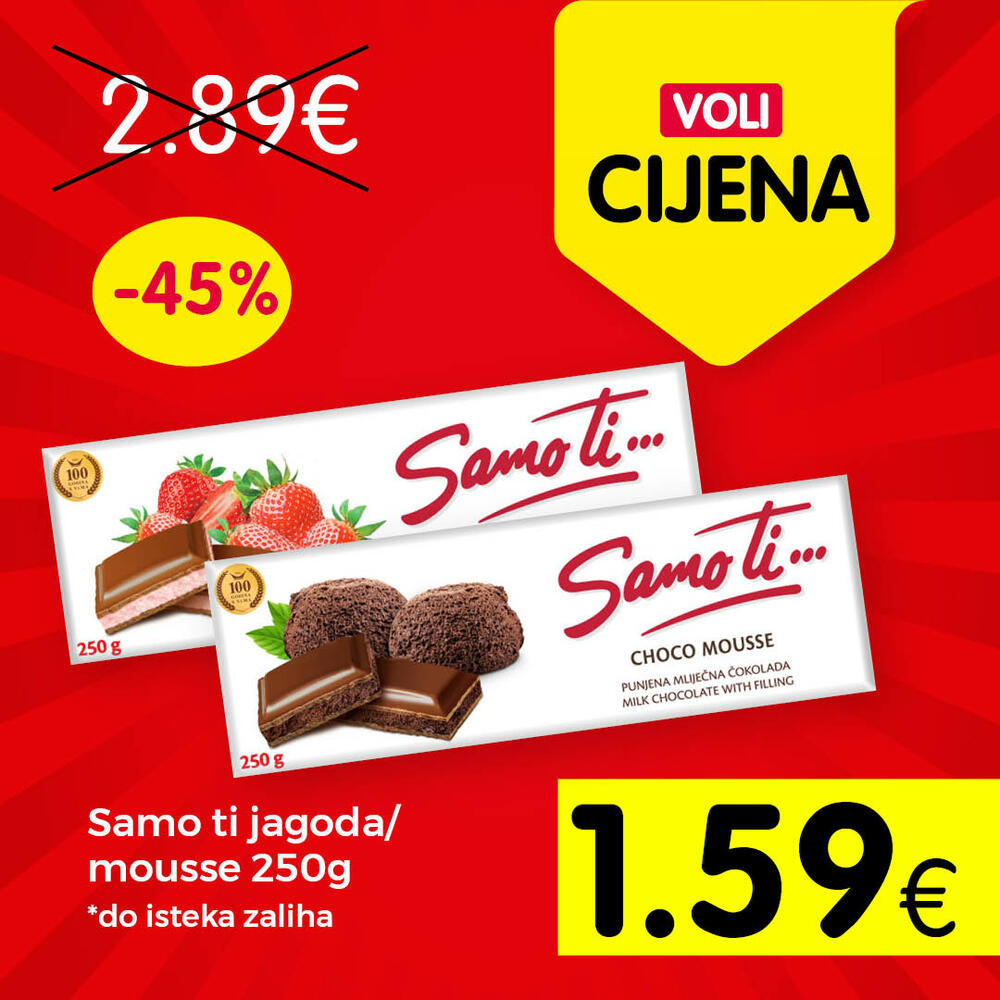 <p>Sjajan izbor artikala po VOLI cijenama</p>