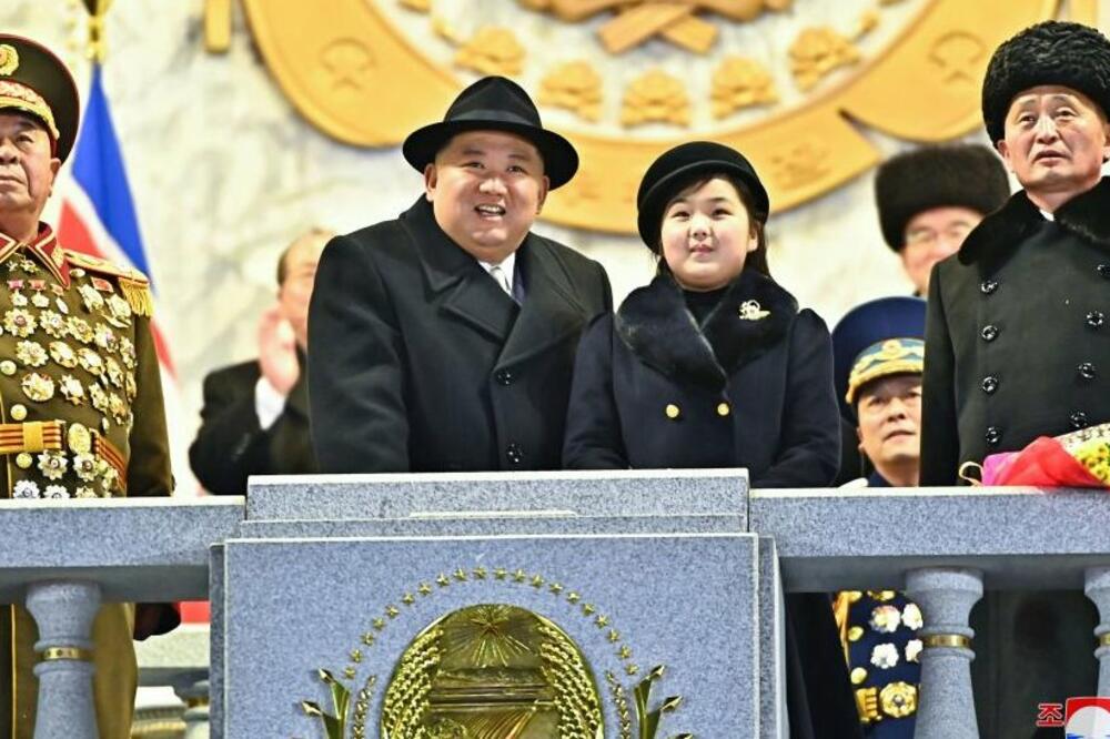 Kim Džong Un i njegova ćerka Kim Ču, Foto: Reuters