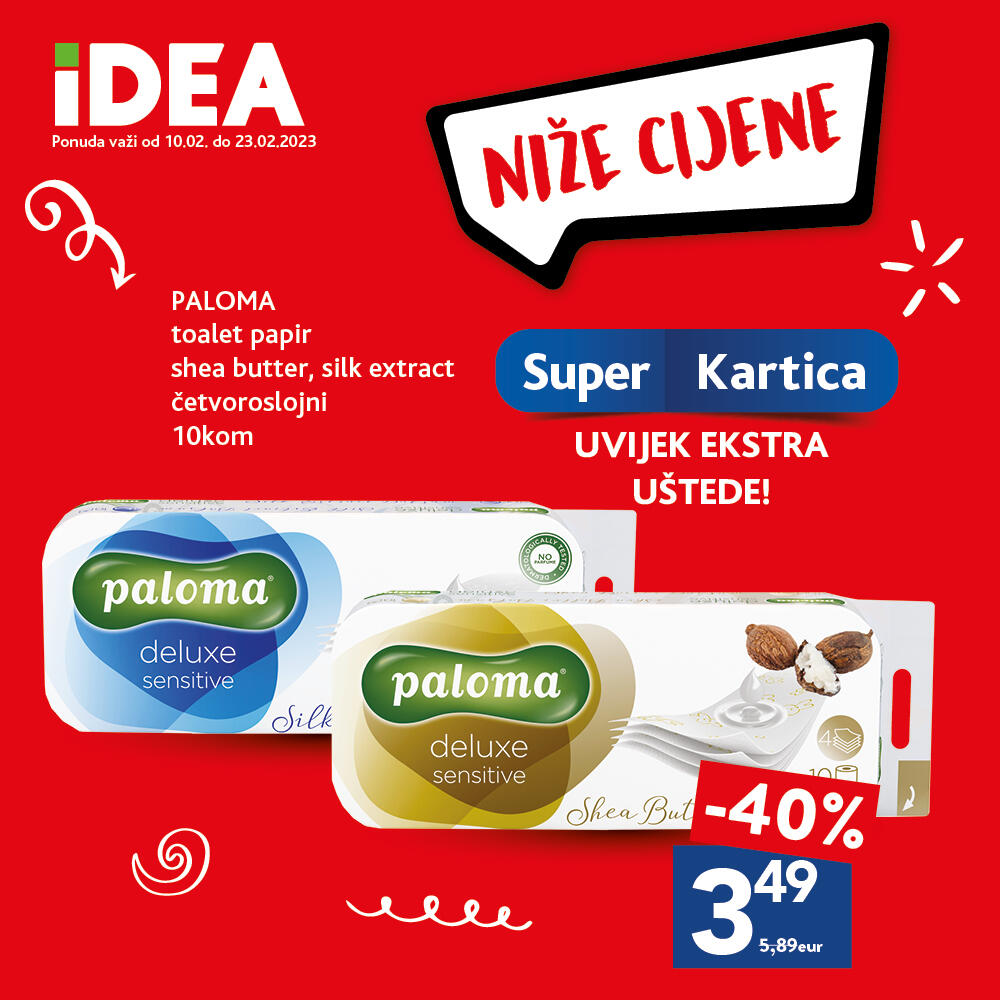 <p><strong>IDEA: Uvijek niže cijene, uvijek dobra ušteda</strong></p>