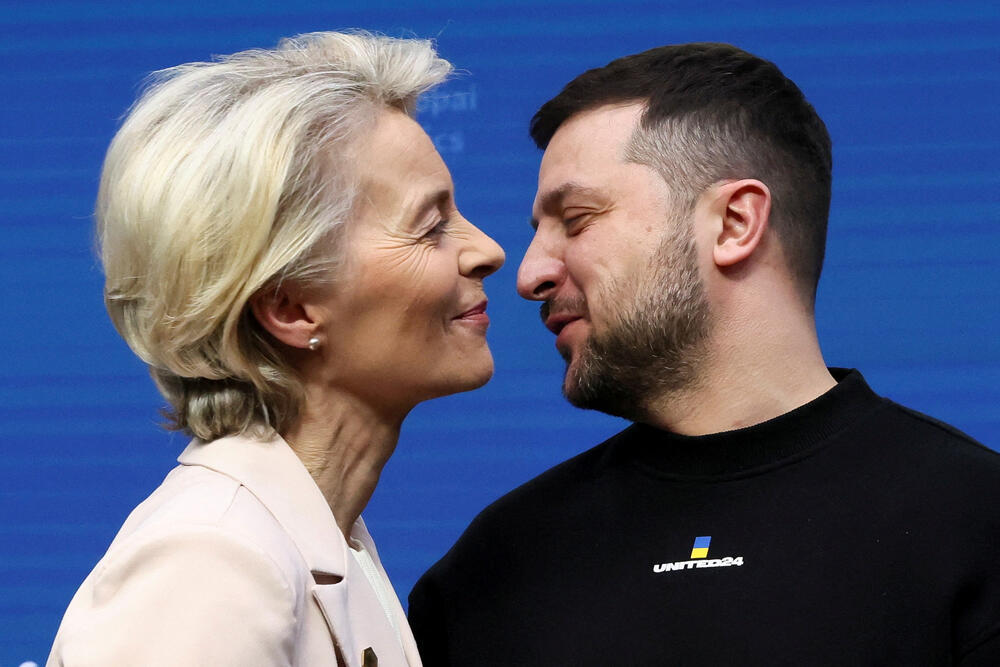 Ukrajinski lider sa šeficom Evropske komisije Ursulom fon der Lajen