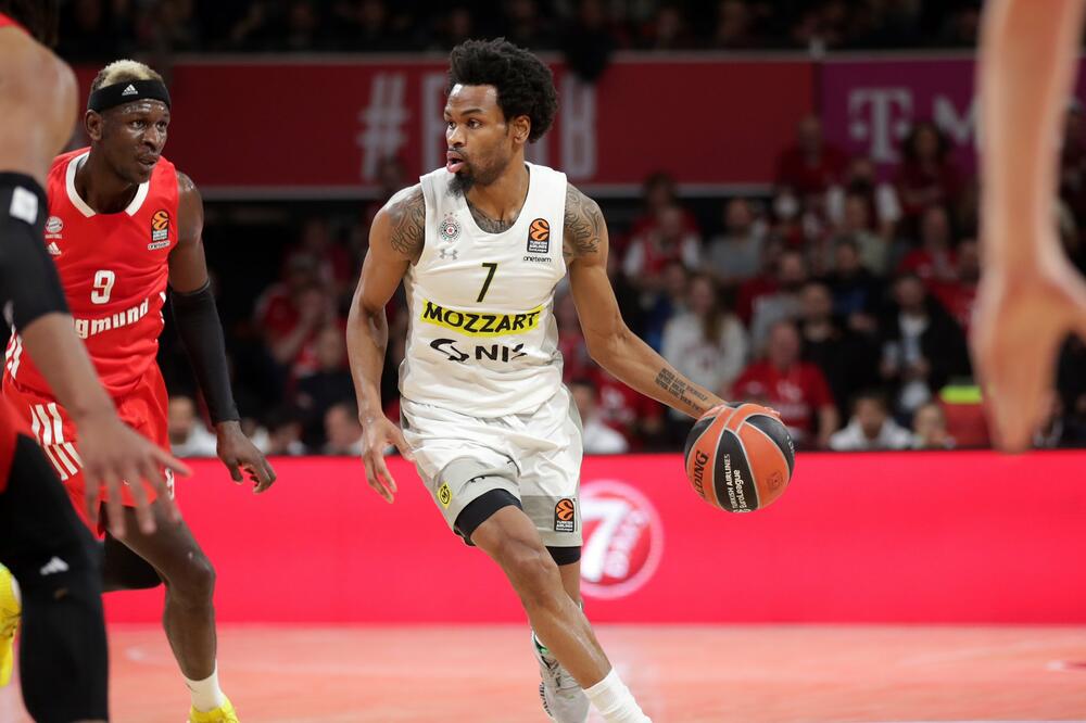 Kevin Panter je bio najefikasniji u Partizanu, Foto: Twitter/KK Partizan