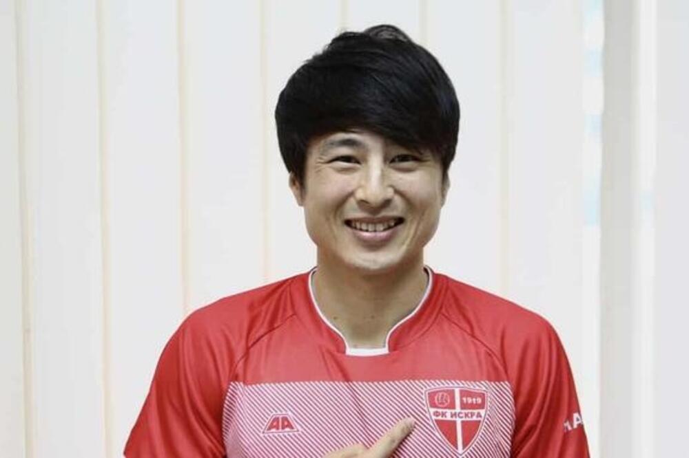 Kohei Kato dok je igrao za Iskru (arhiva), Foto: FK Iskra