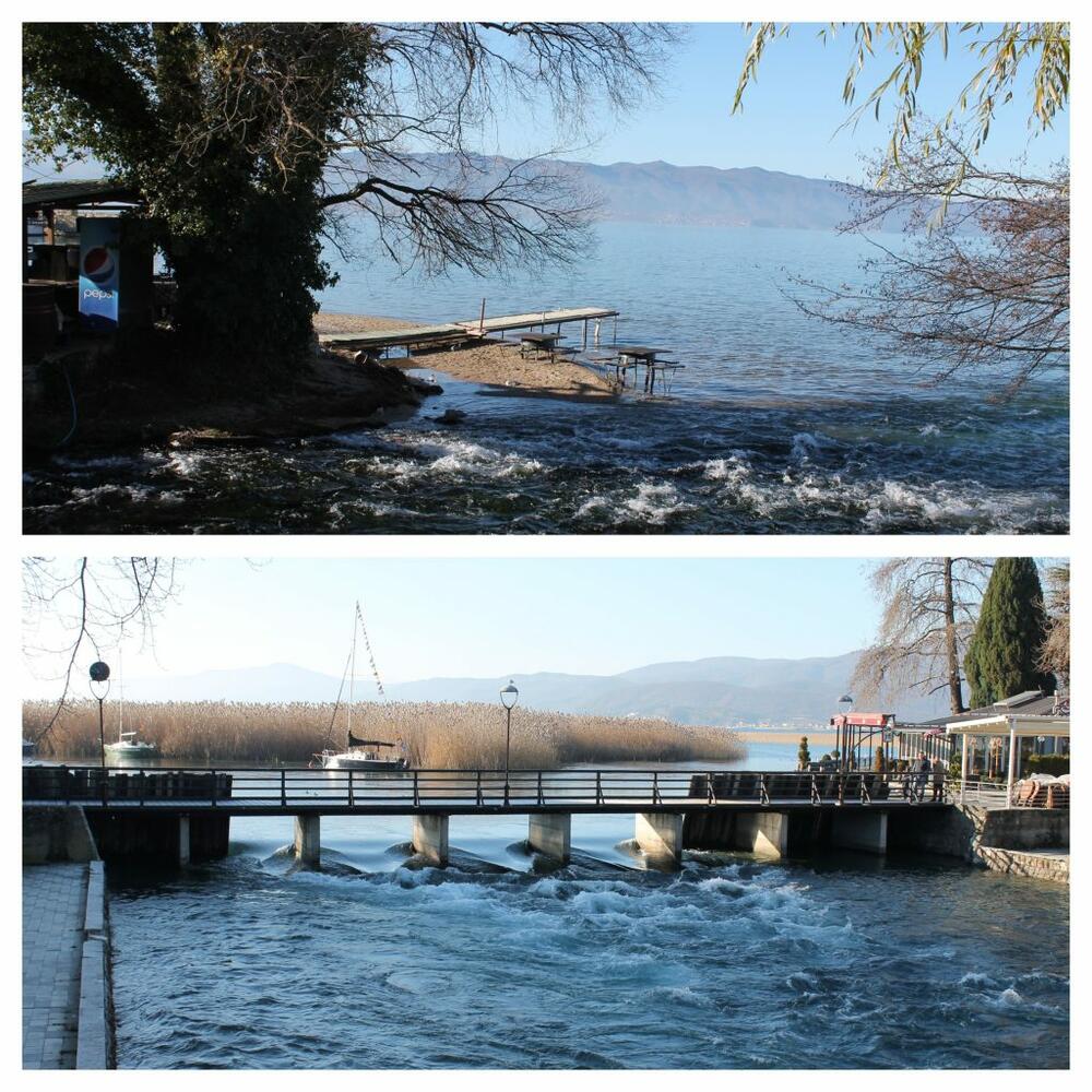 Crni Drim (mjesta gdje uvire i odakle otiče iz Ohridskog jezera)