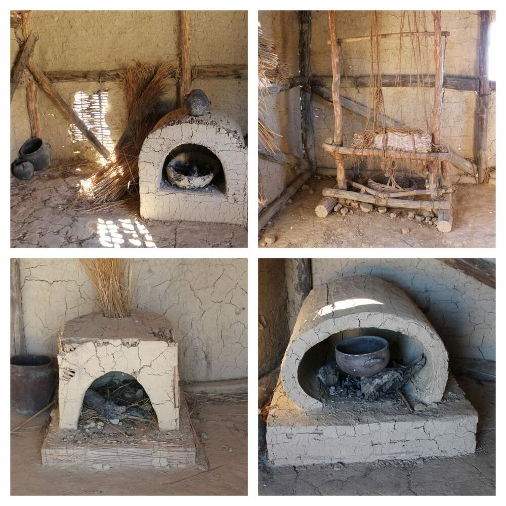 Unutrašnjost kućica u Zalivu kostiju