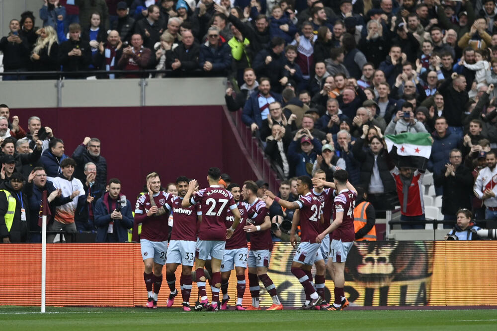 Radost igrača Vest Hema, Foto: Reuters