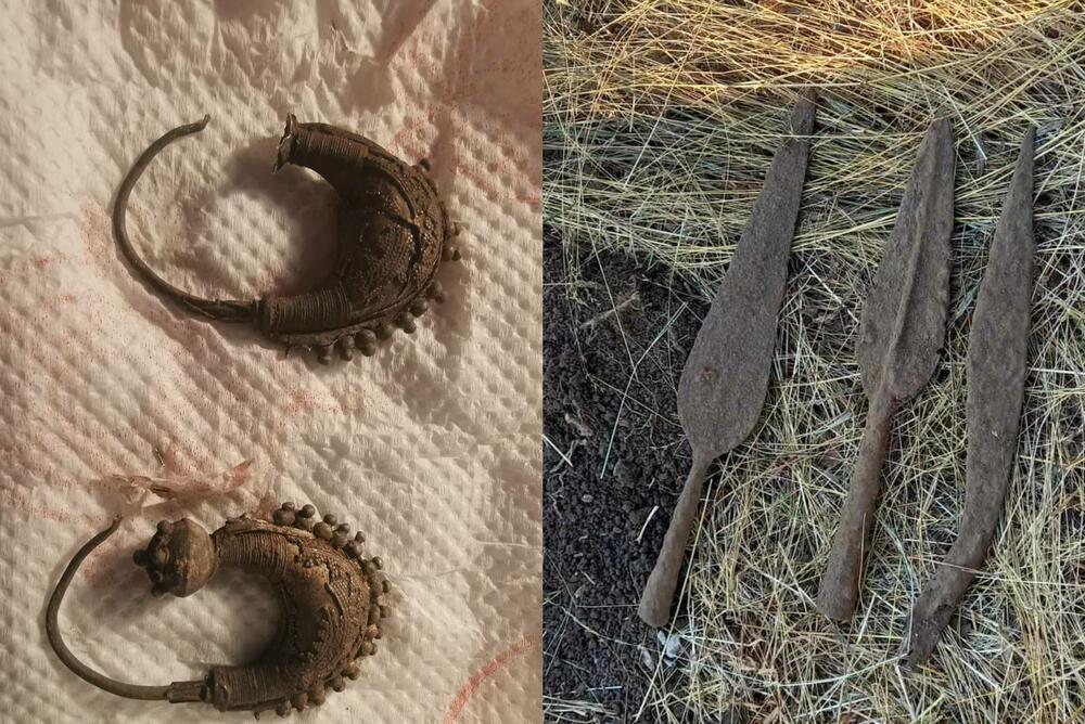 Ilirske minđuše i razno oruđe – arheološki artefaki koji datiraju iz antičkog perioda i iskopani su u Crnoj Gori