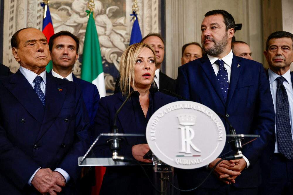 Berluskoni, Meloni i Salvini, Foto: Reuters