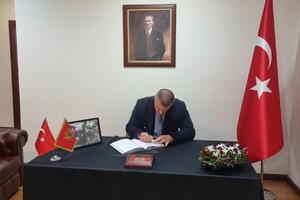 Bulajić se upisao u Knjigu žalosti u Ambasadi Turske