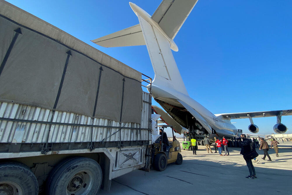 Saudijski avion sletio u Alep, Foto: REUTERS