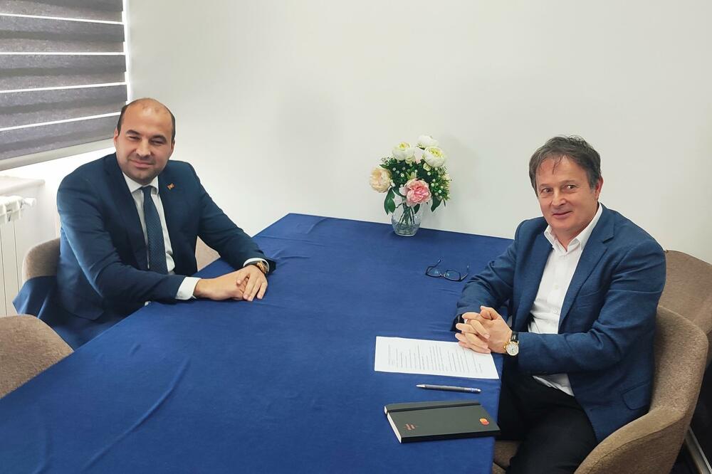 Rađenović i Ban na sastanku, Foto: Siniša Luković