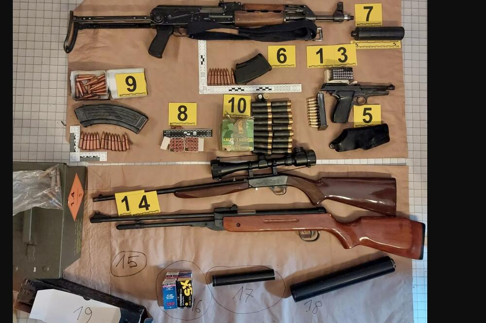 Oduzeto oružje, Foto: Europol