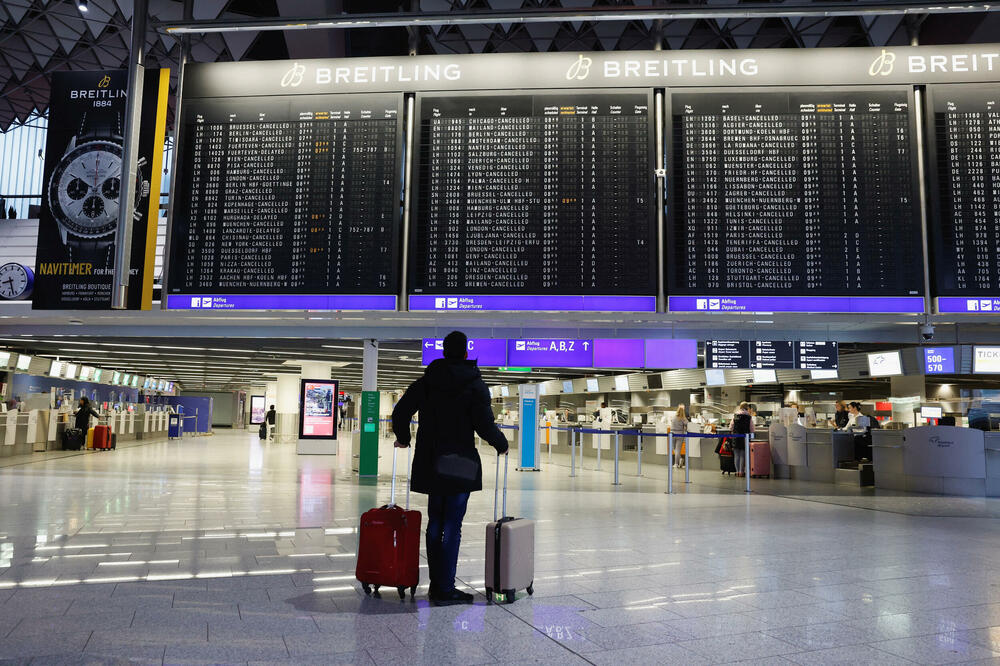 Sa aerodroma u Frankfurtu, Foto: Reuters
