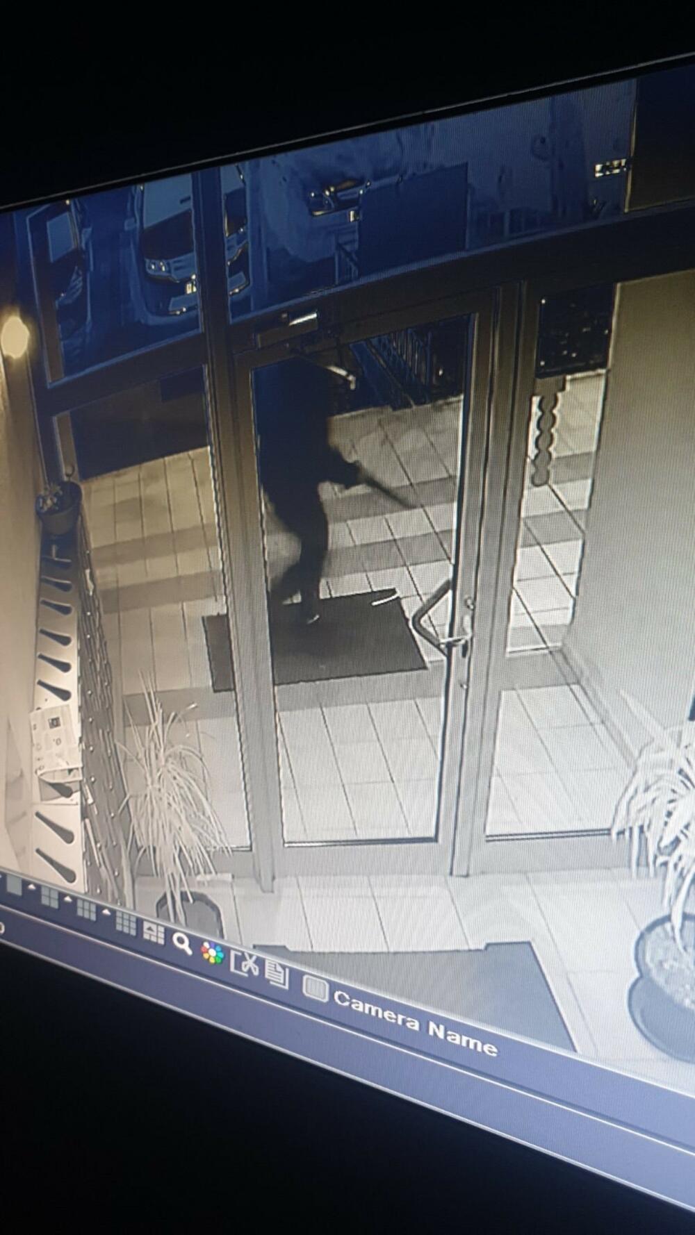 Kadar sa snimka ulaza čiji su stanari prijavili sječu